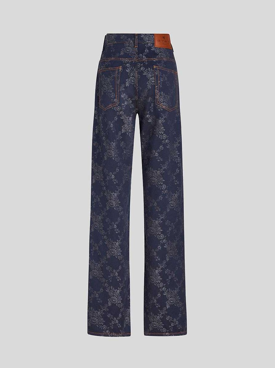 ETRO Baggy Jacquard Jeans | Denim