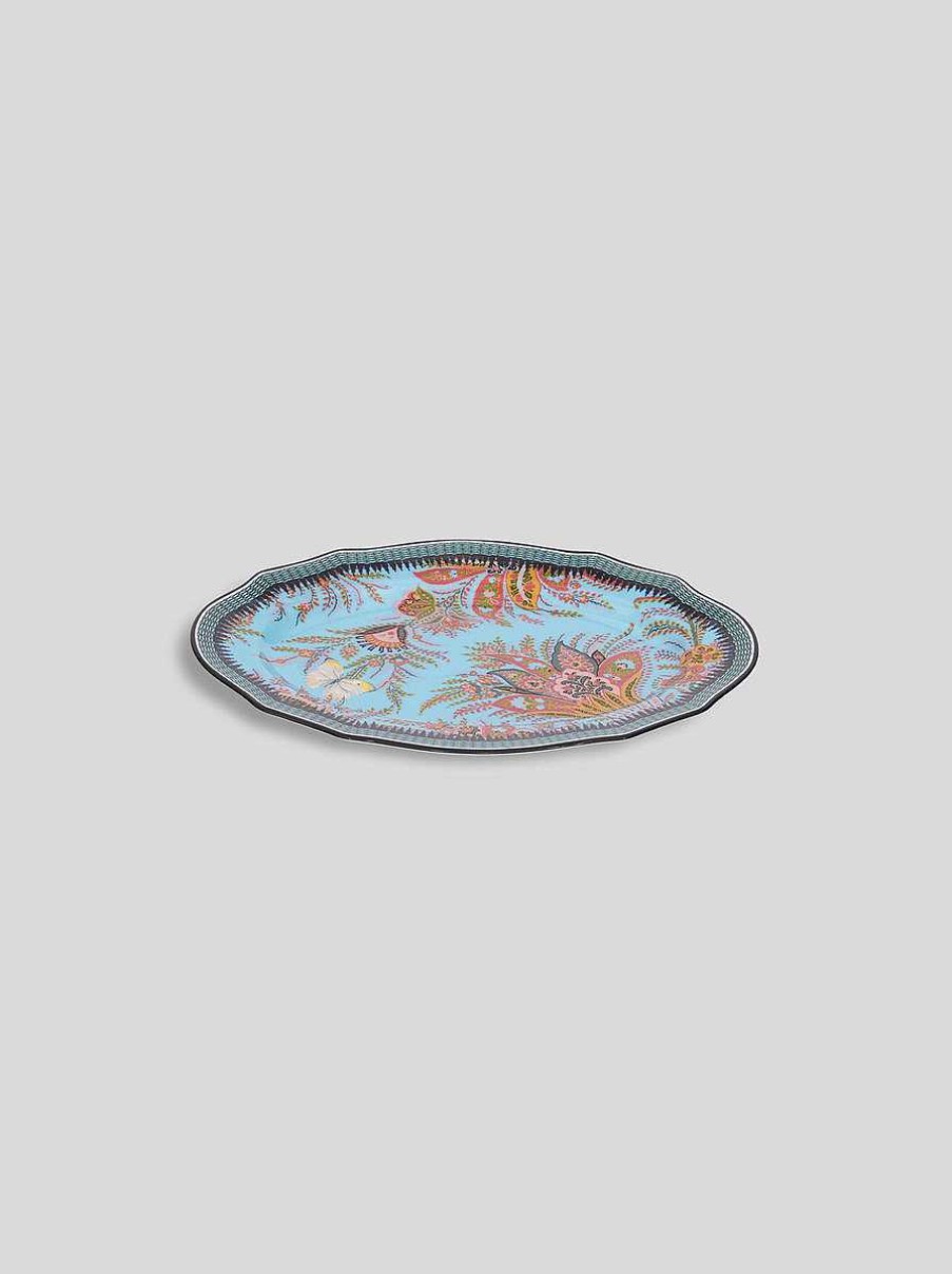 ETRO Floral Paisley Serving Dish | Ginori 1735 Capsule