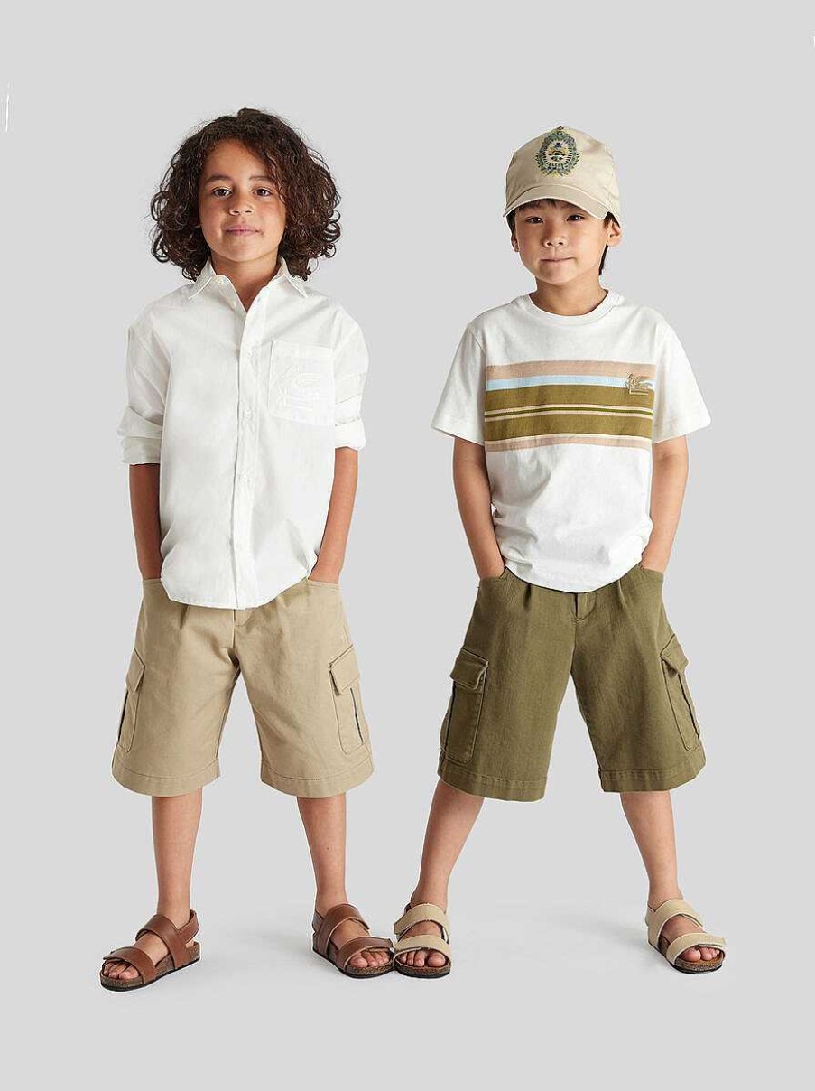 ETRO Kid'S Cargo Bermuda Shorts | Trousers And Shorts