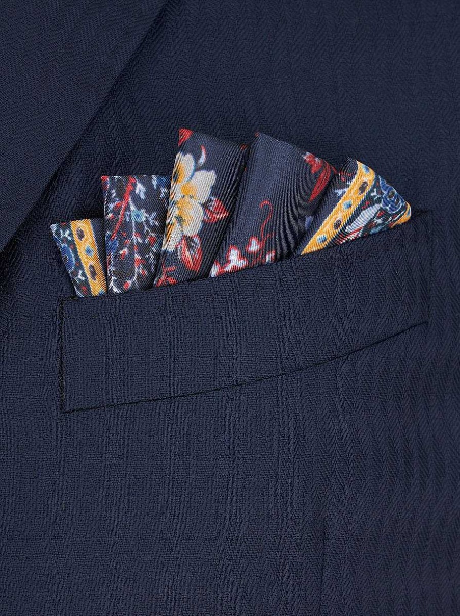 ETRO Floral Paisley Pocket Square | Ties And Pocket Squares