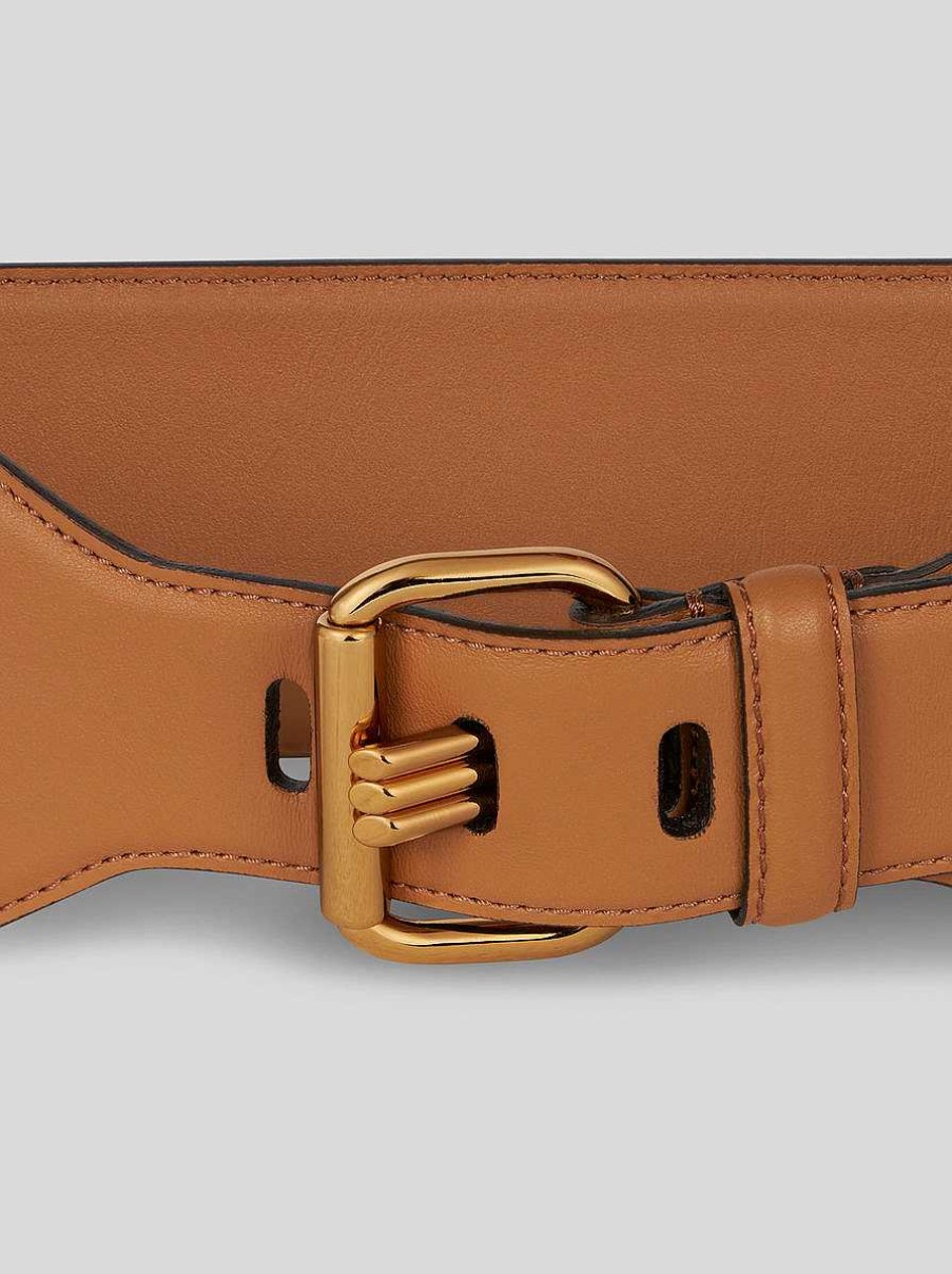 ETRO Leather Belt With Pegaso | Belts