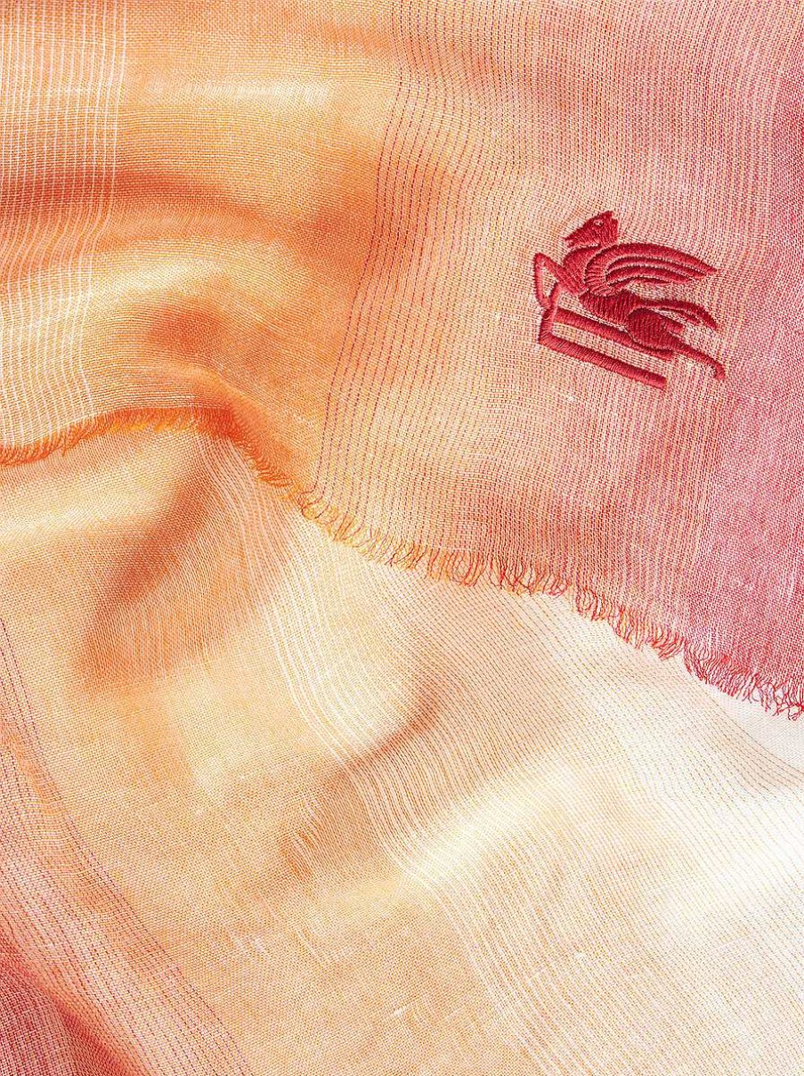 ETRO Linen-Blend Scarf | Scarves