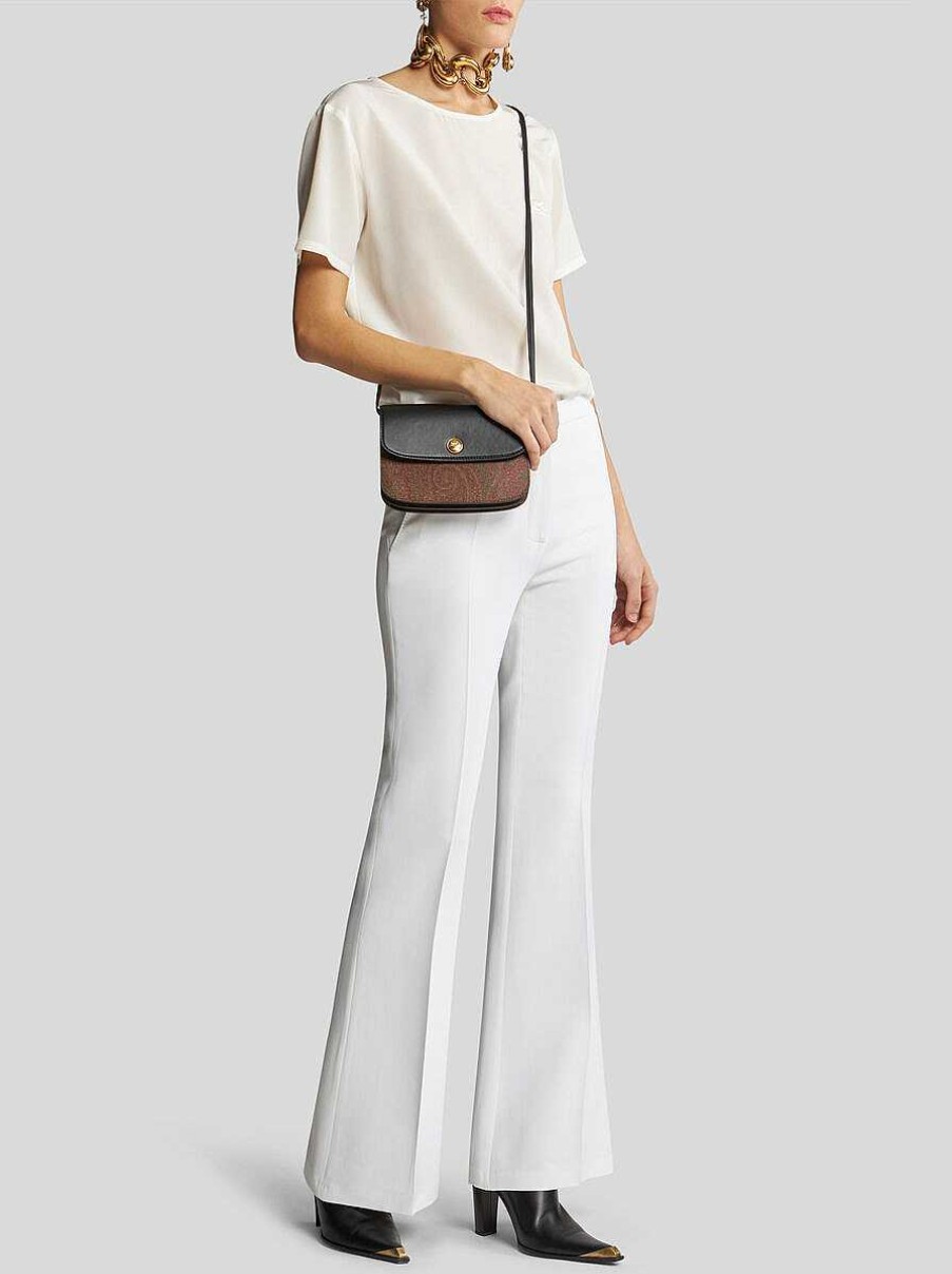 ETRO Flared Stretch Cady Trousers | Trousers