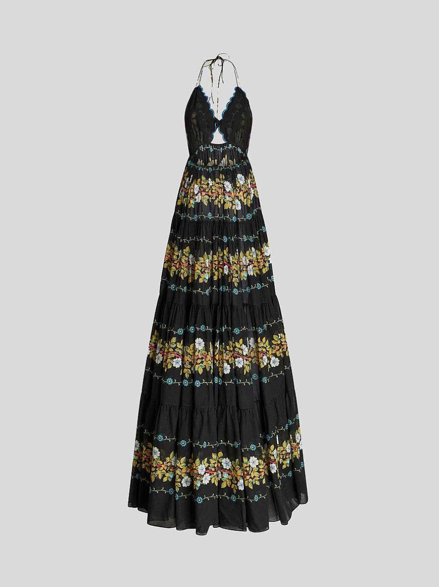 ETRO Long Dress With Floral Print | Dresses