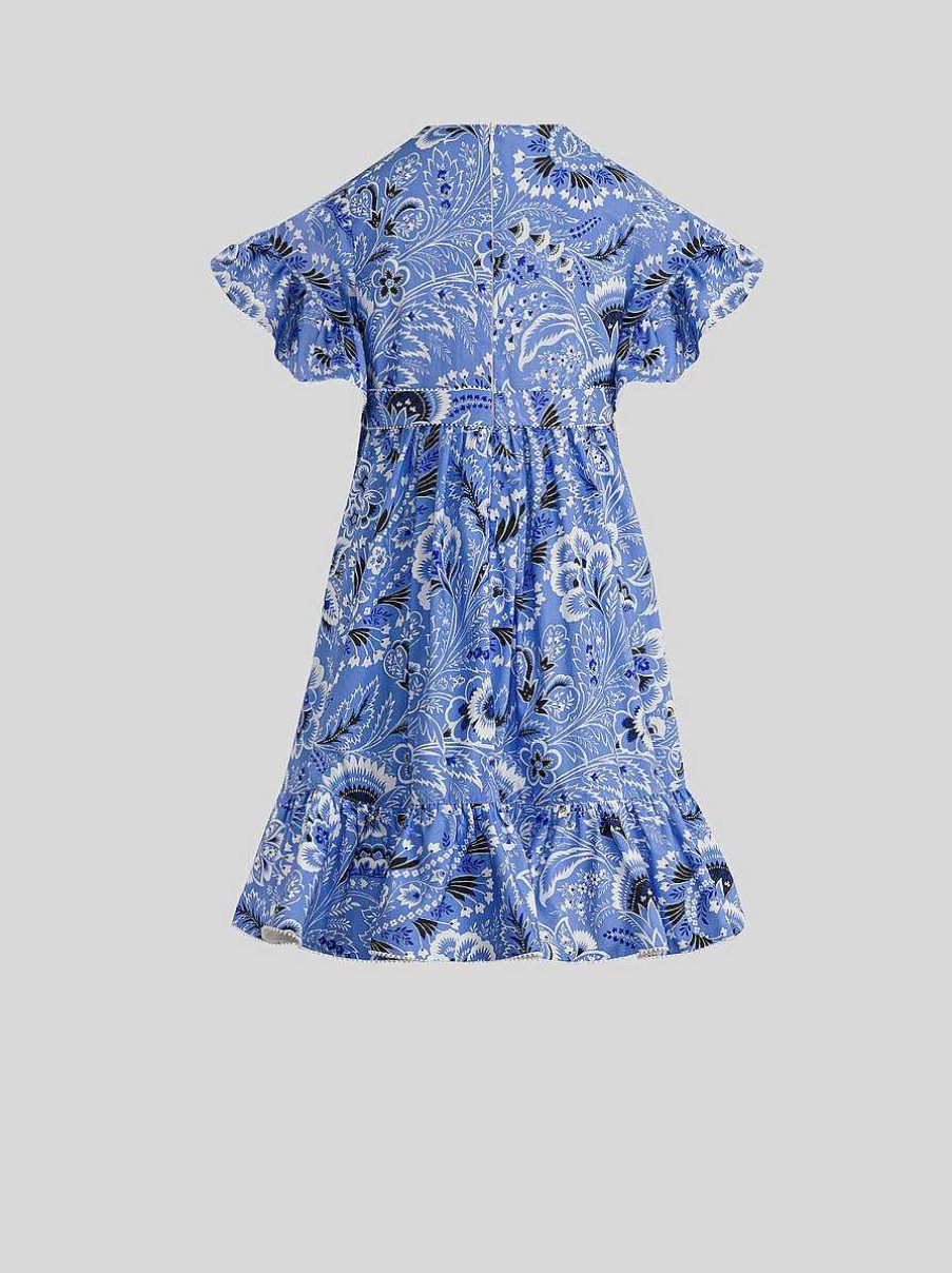 ETRO Kid'S Solid-Colour Paisley Dress | Dresses