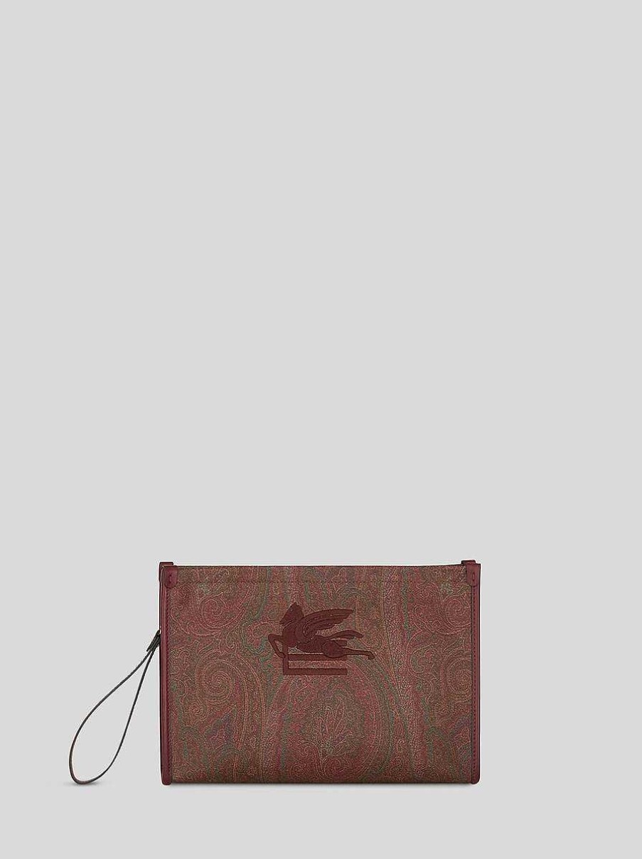 ETRO Large Paisley Love Trotter Pouch | Necessaire And Pouches