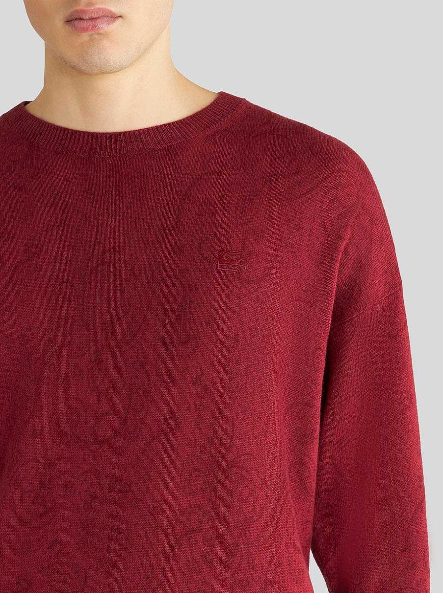 ETRO Paisley Jumper With Logo | Knitwear