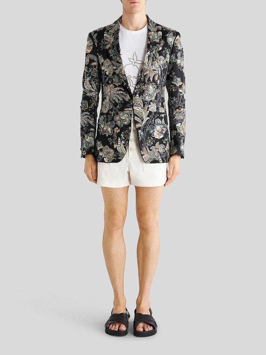 ETRO Floral Paisley Jacket With Beads | Jackets