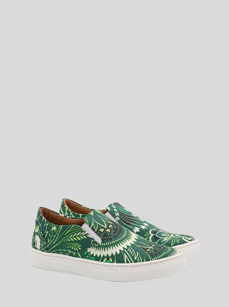 ETRO Kid'S Solid-Colour Paisely Slip-On Shoes | Accessories