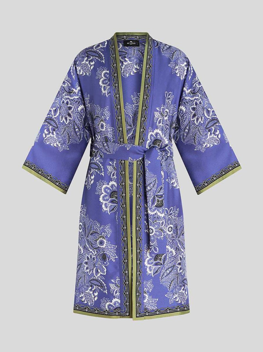 ETRO Printed Twill Kesa Robe | Coats And Outerwear