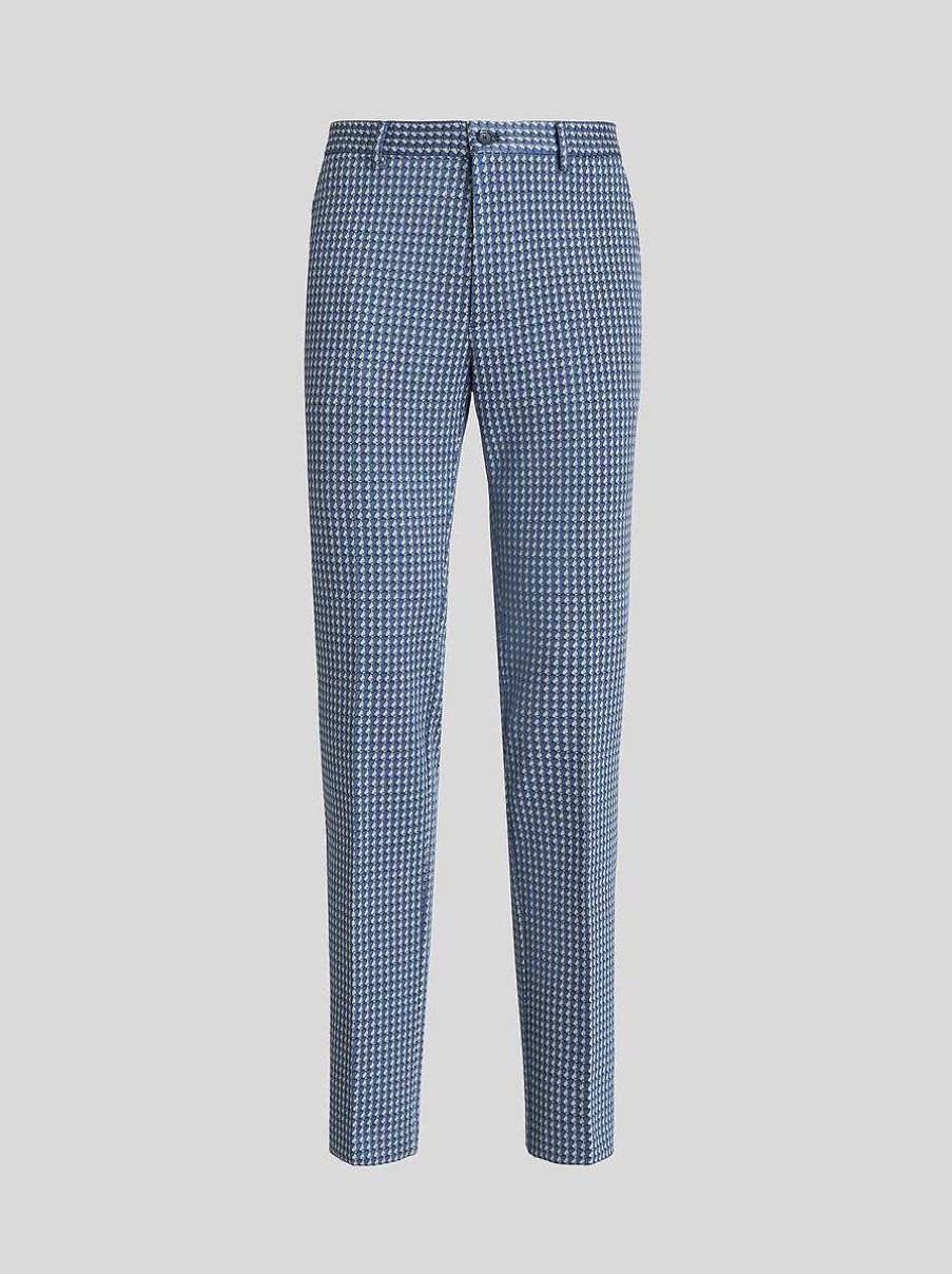 ETRO Micro Geometric Pattern Trousers | Trousers