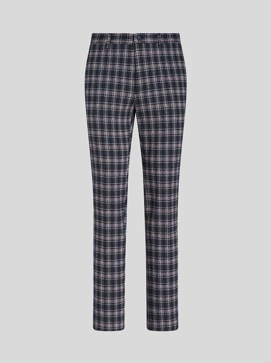 ETRO Check Cotton Trousers | Trousers