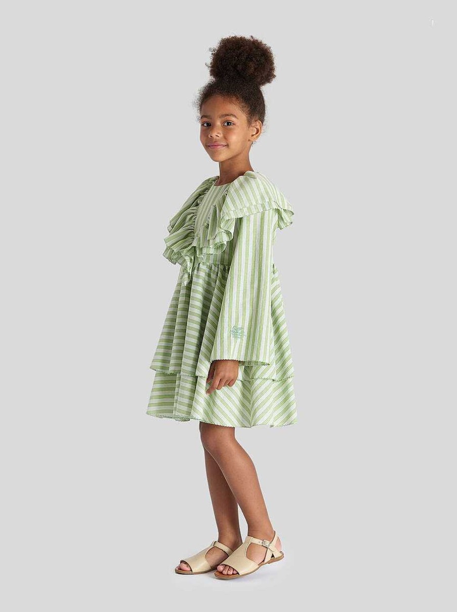 ETRO Kid'S Striped Dress With Ruffles | Dresses