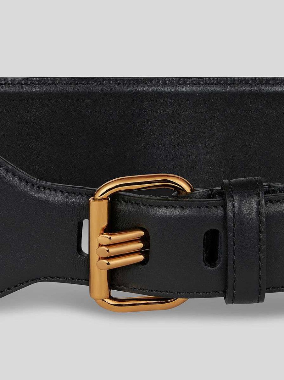 ETRO Leather Belt With Pegaso | Belts