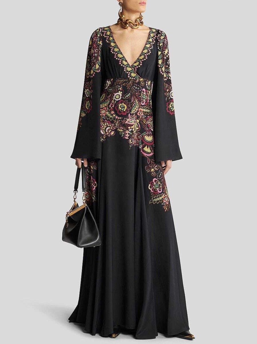 ETRO Crepe De Chine Dress With Print | Dresses