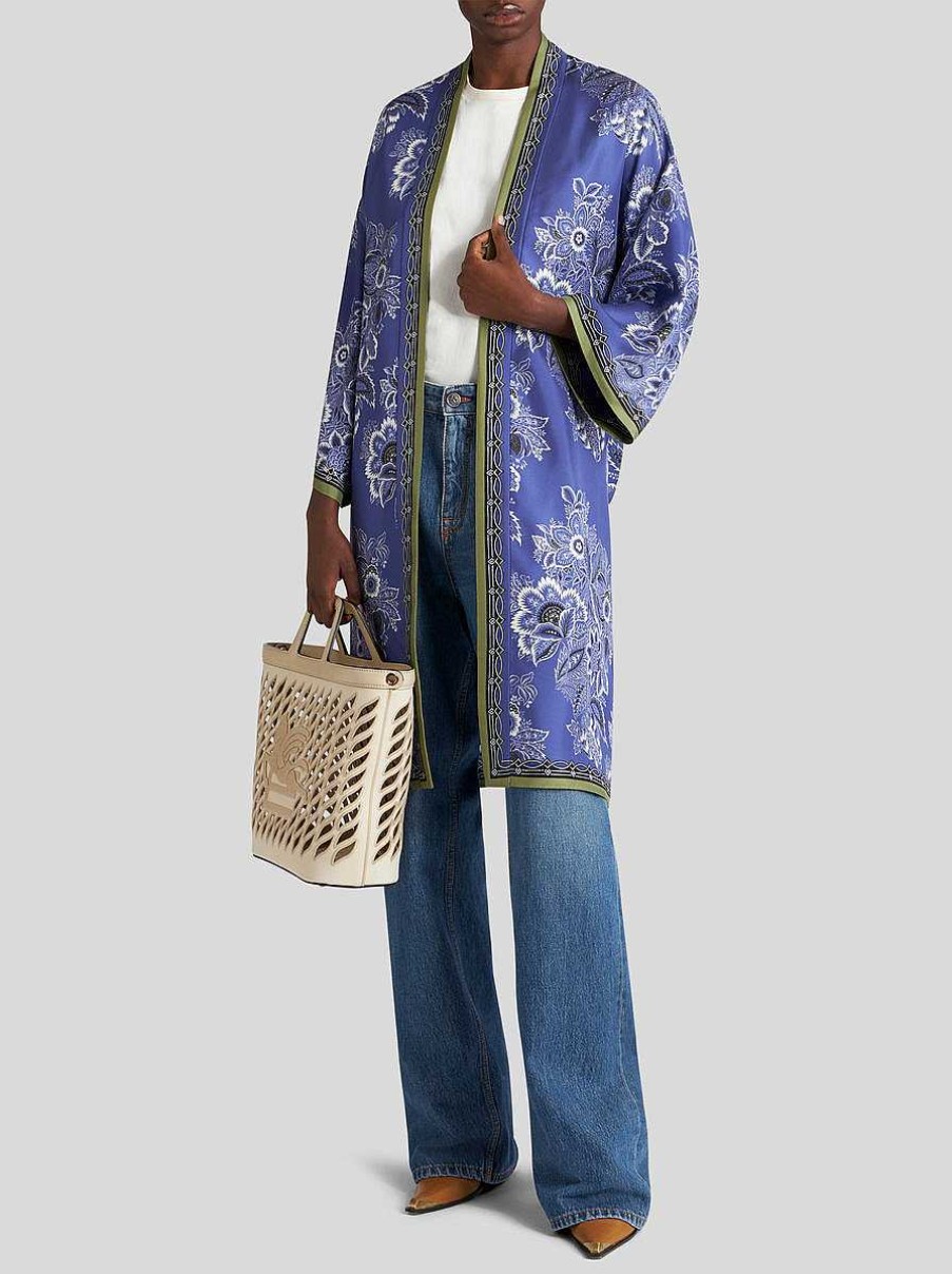 ETRO Printed Twill Kesa Robe | Coats And Outerwear