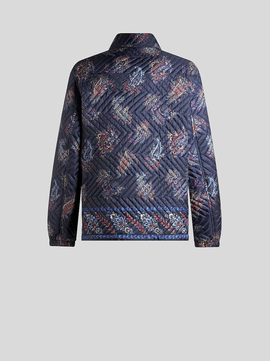 ETRO Quilted Jacket With Paisley Print | Coats And Outerwear