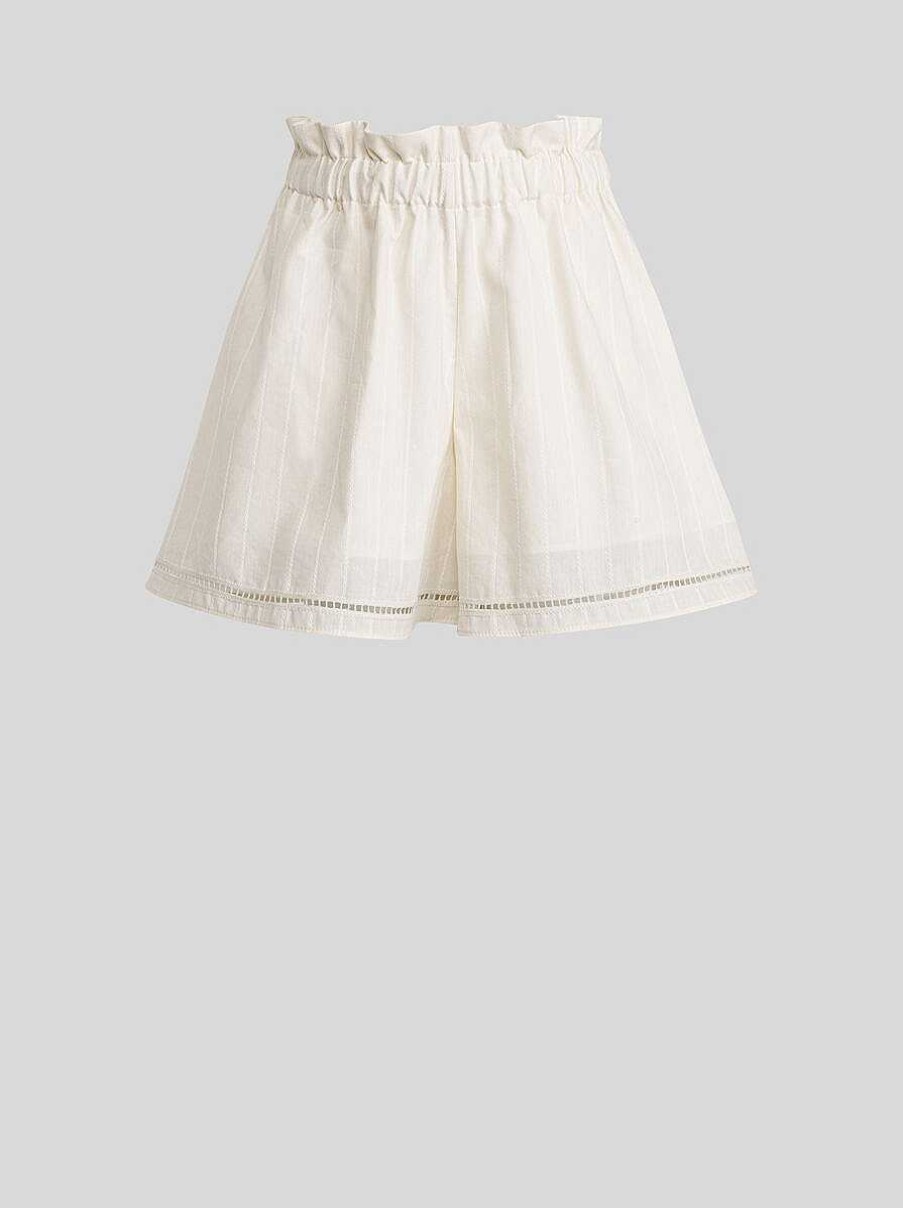 ETRO Kid'S Cotton And Linen Bermuda Shorts | Trousers, Shorts And Skirts