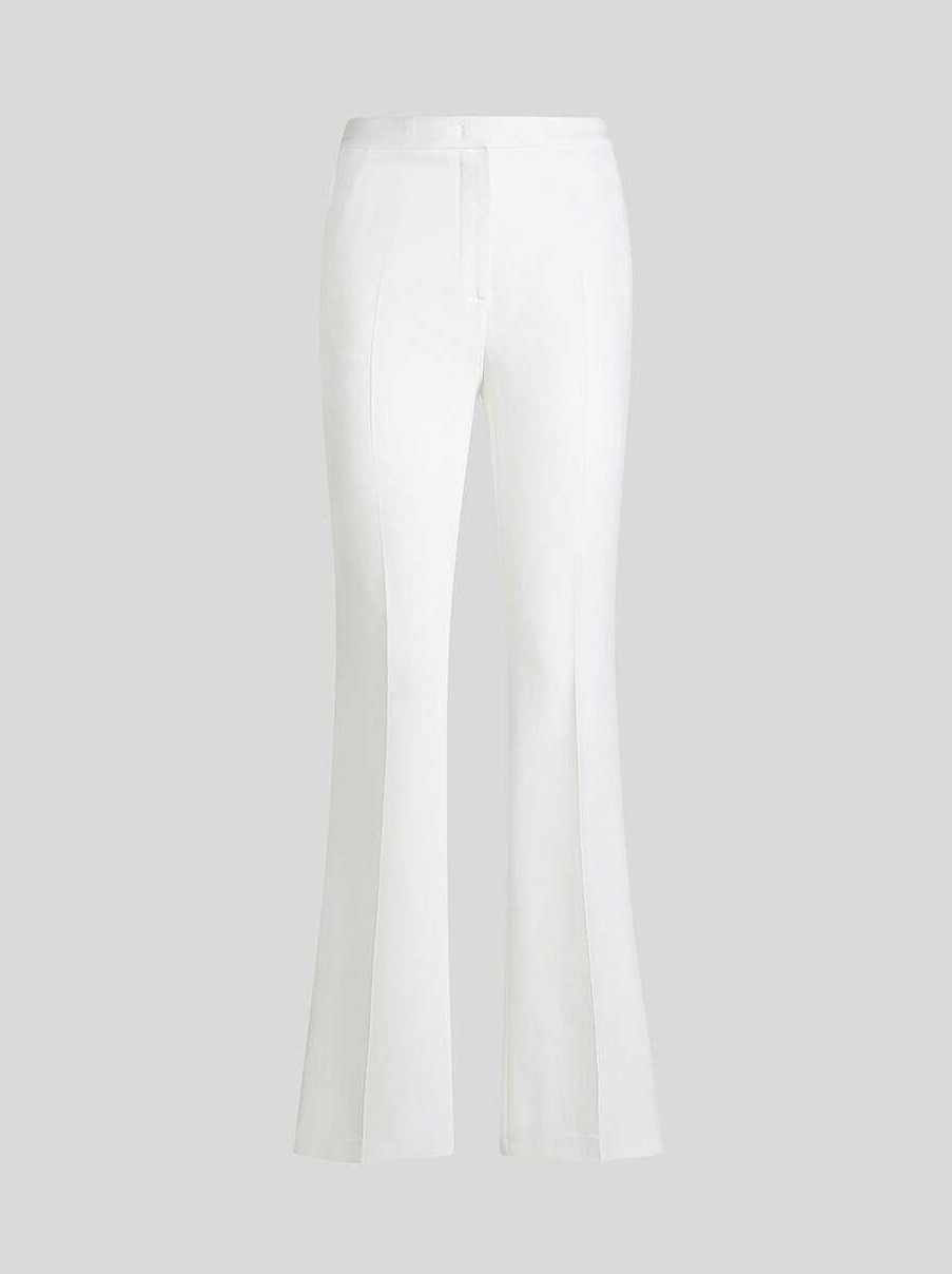 ETRO Flared Stretch Cady Trousers | Trousers