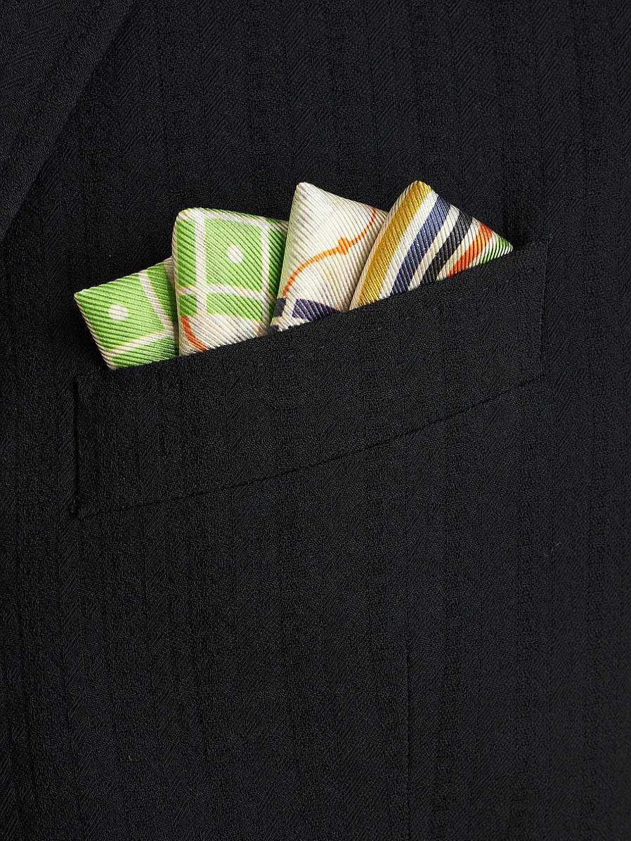 ETRO Geometric Pattern Pocket Square | Ties And Pocket Squares