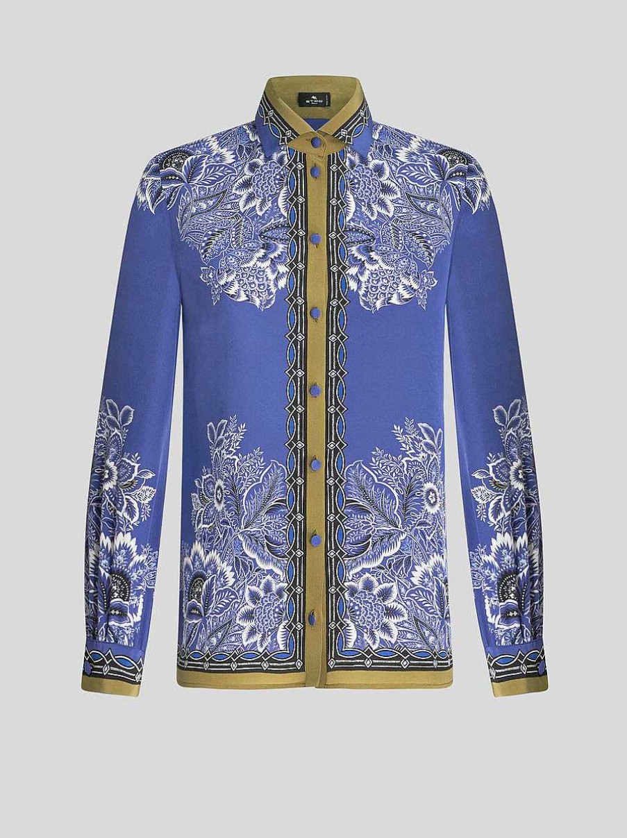 ETRO Bouquet Crepe De Chine Shirt | Shirts And Blouses