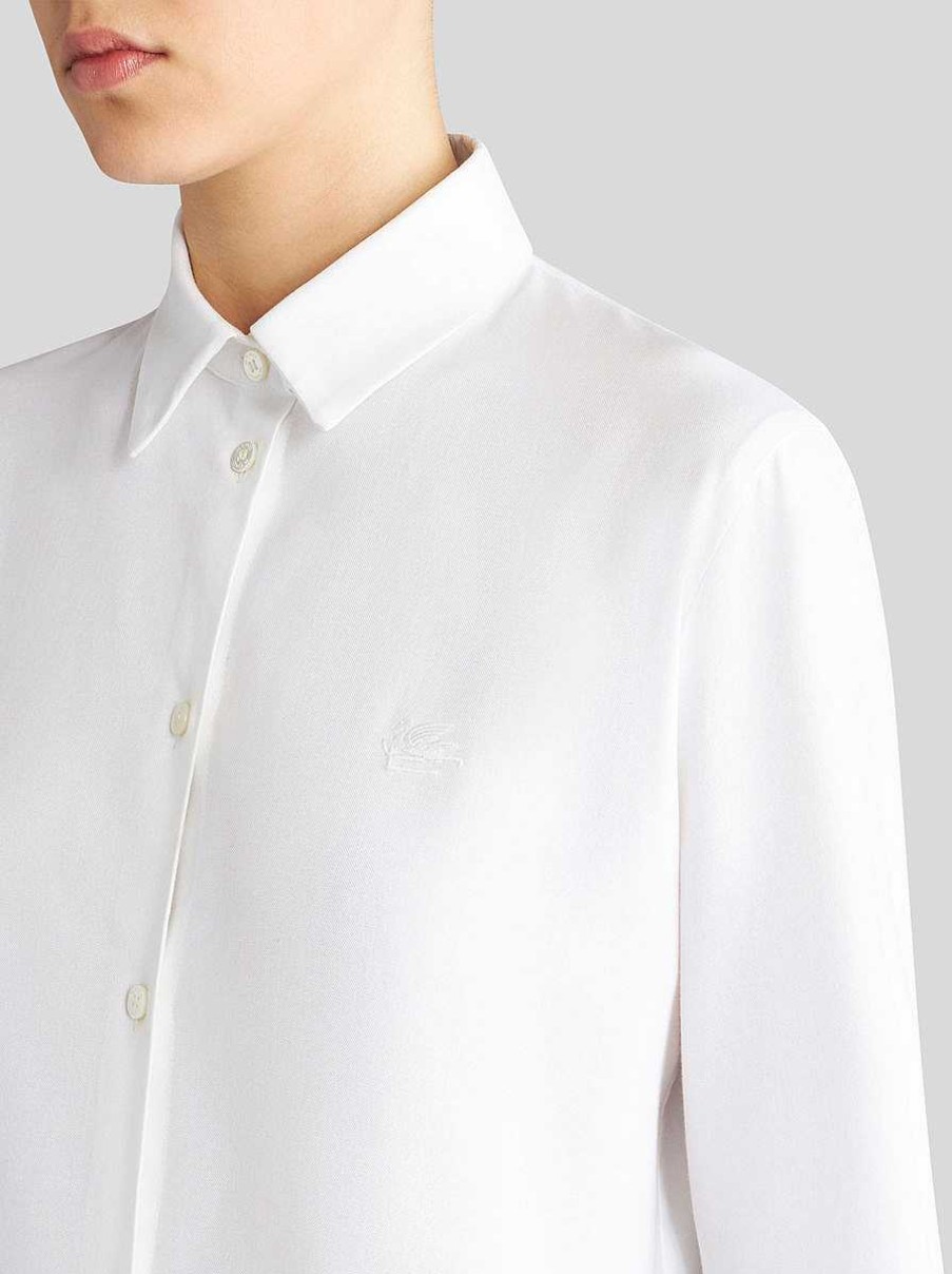 ETRO Oxford Shirt With Pegaso Detail | Shirts And Blouses