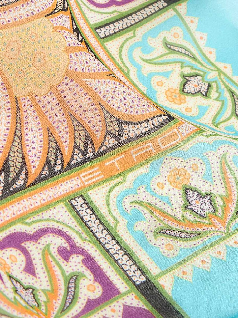 ETRO Paisley Silk Shawl | Scarves And Silk