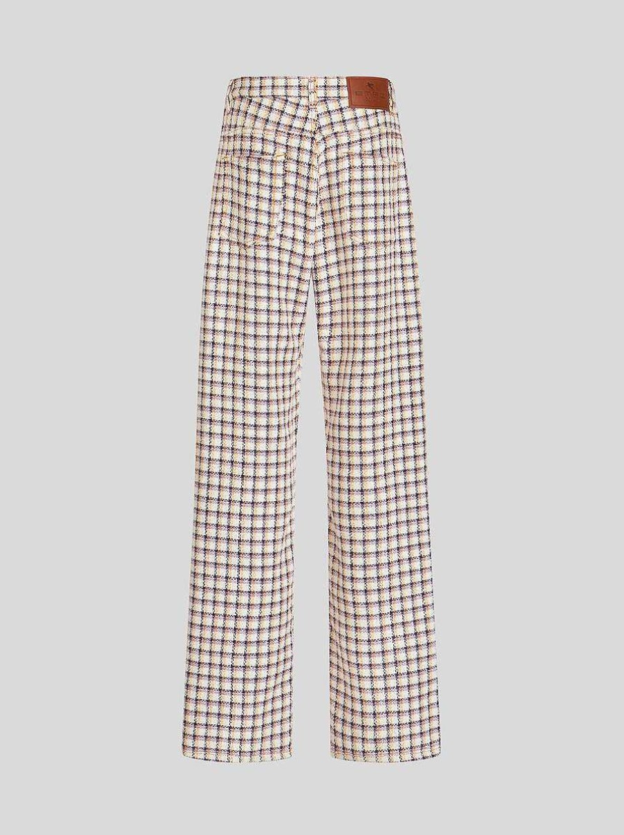 ETRO Check Jacquard Trousers | Trousers