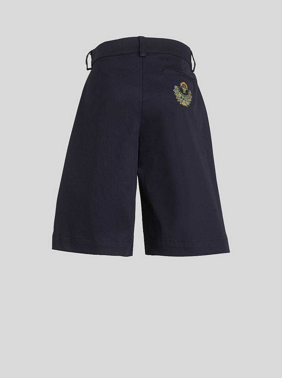 ETRO Kid'S Gabardine Bermuda Shorts | Trousers And Shorts