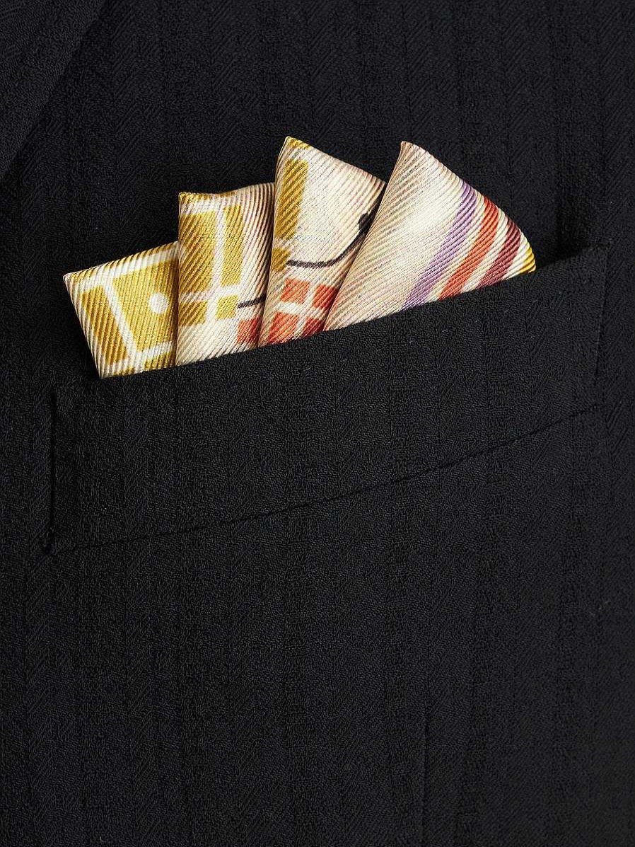 ETRO Geometric Pattern Pocket Square | Ties And Pocket Squares