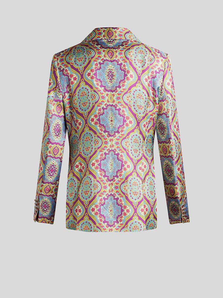 ETRO Printed Silk Jacket | Jackets