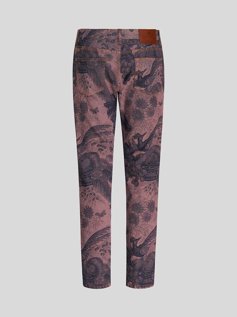 ETRO Jacquard Denim Jeans | Denim