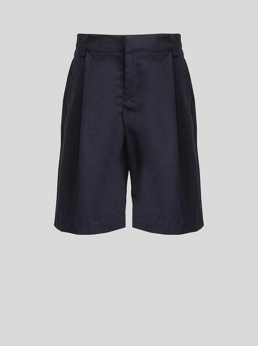 ETRO Kid'S Gabardine Bermuda Shorts | Trousers And Shorts