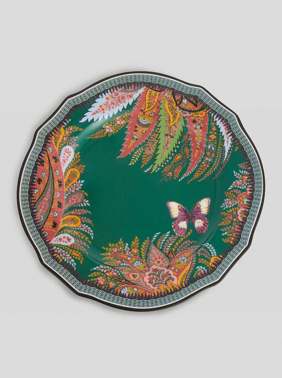 ETRO Pair Of Paisley Fruit Plates | Ginori 1735 Capsule