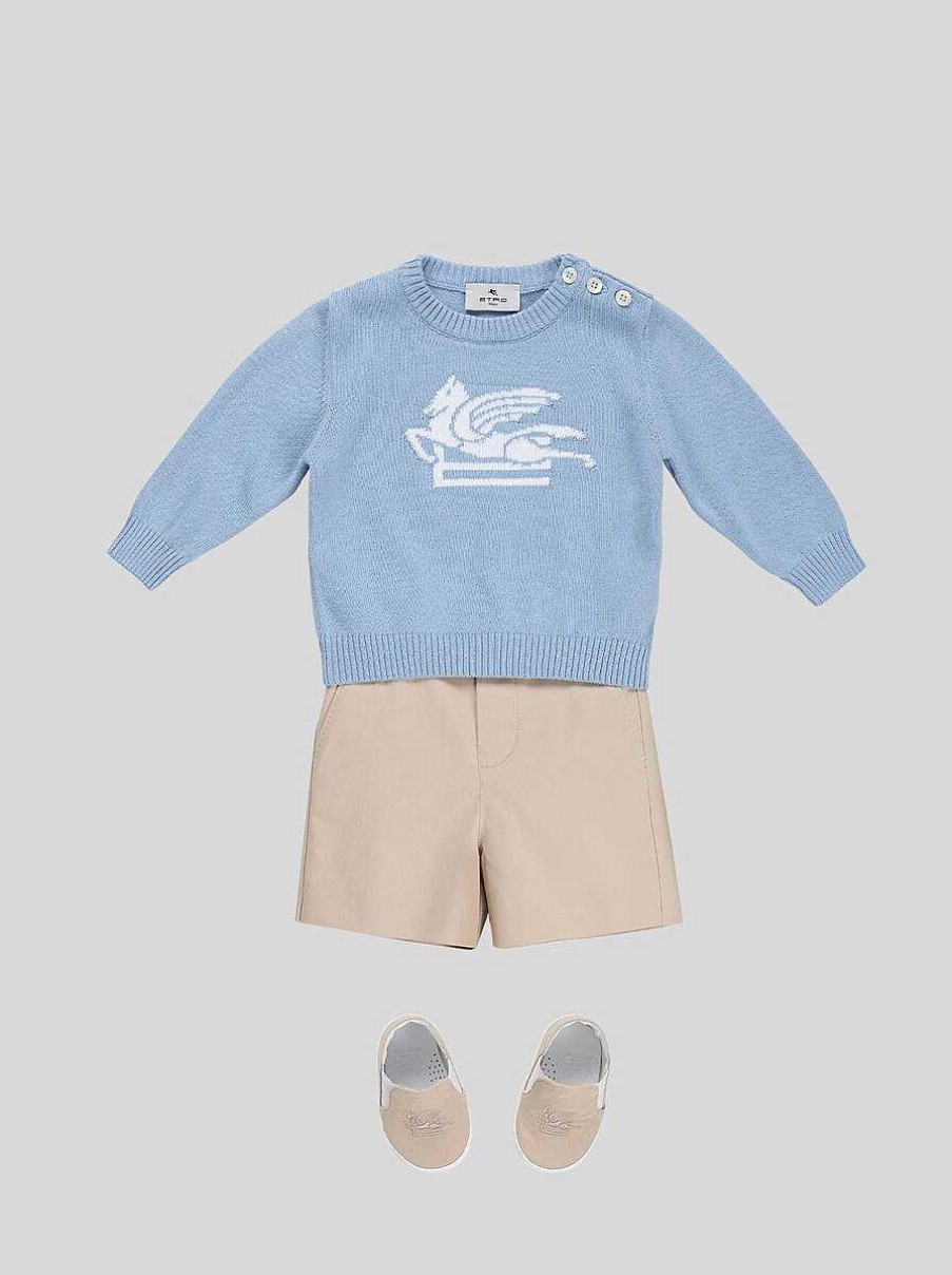 ETRO Baby Jumper With Pegaso Detail | Baby Boy 1-9 Months