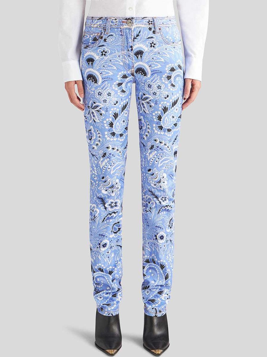 ETRO Bandanna Skinny Jeans | Denim