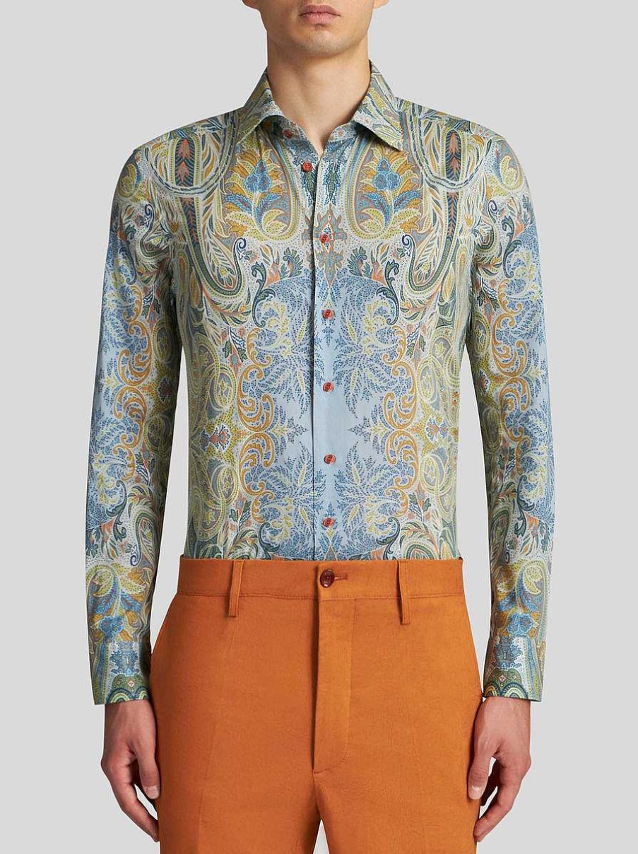 ETRO Cotton Shirt With Paisely Print | Shirts