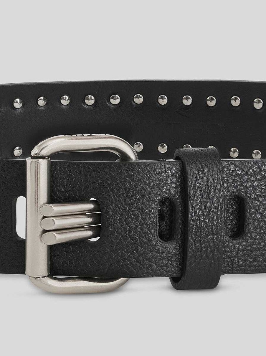 ETRO Leather Belt With Studs | Belts