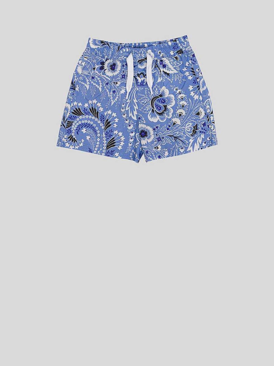 ETRO Baby Solid-Colour Paisley Bermuda Shorts | Baby Boy 12-36 Months