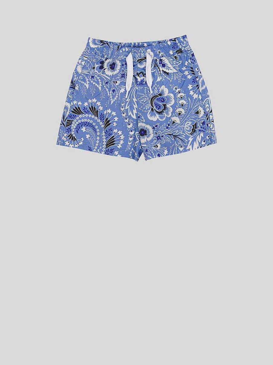 ETRO Baby Solid-Colour Paisley Bermuda Shorts | Baby Boy 1-9 Months