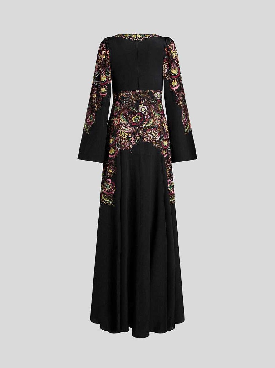 ETRO Crepe De Chine Dress With Print | Dresses