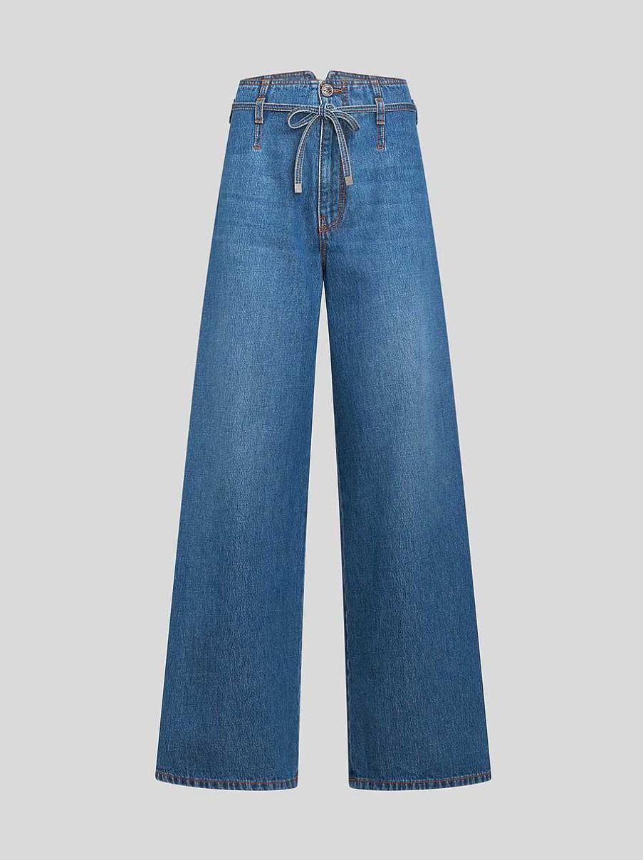 ETRO Culotte Jeans With Belt | Denim