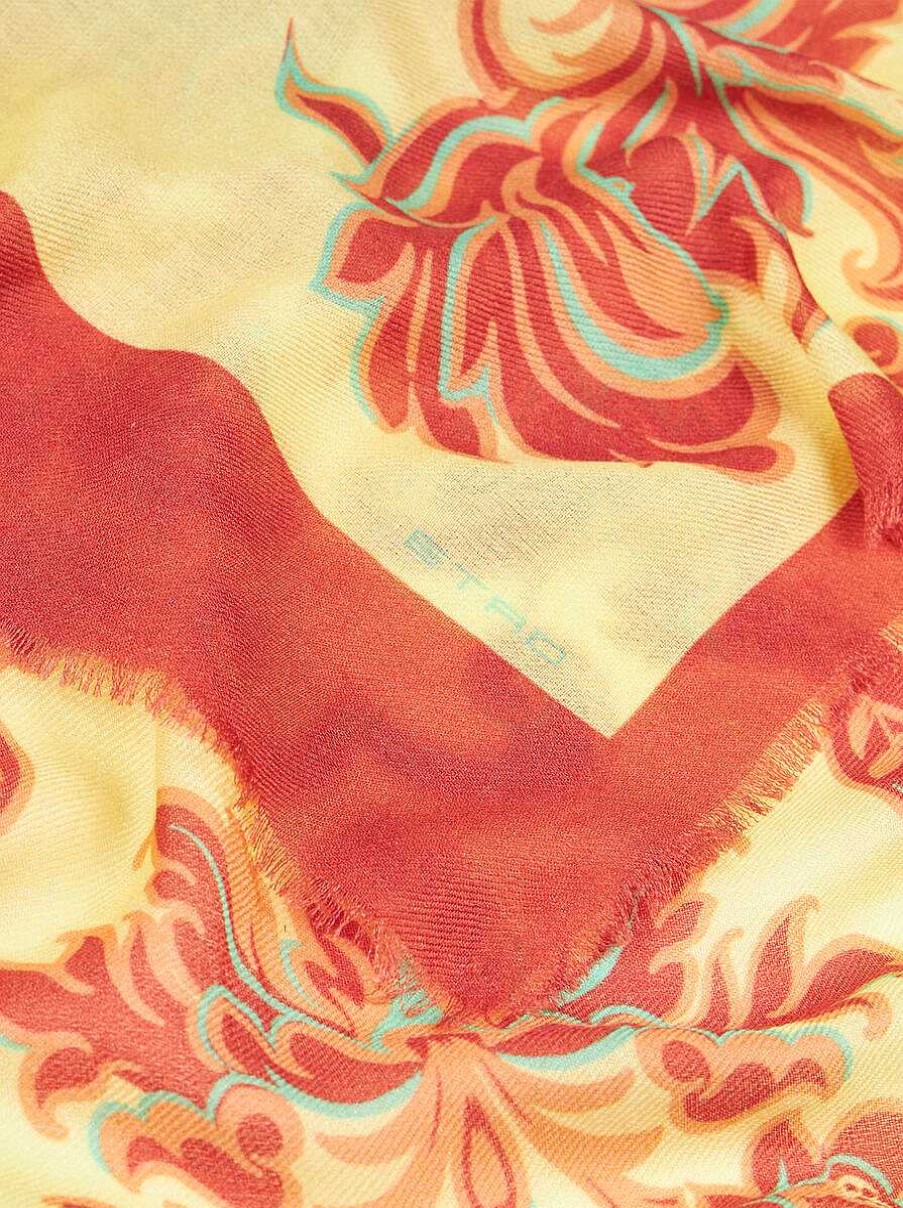 ETRO Printed Cashmere And Silk Scarf | Scarves And Silk