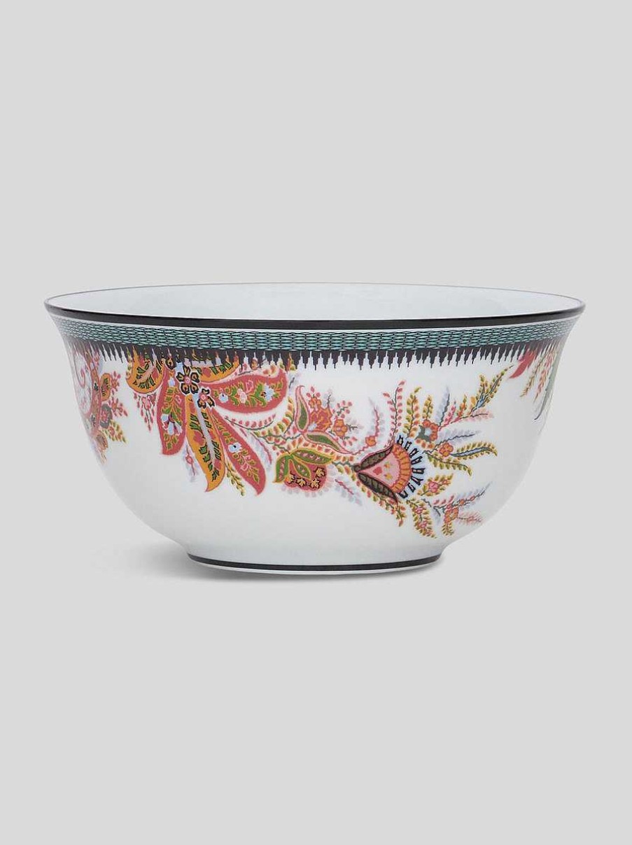 ETRO Leafy Floral Paisley Bowl | Ginori 1735 Capsule