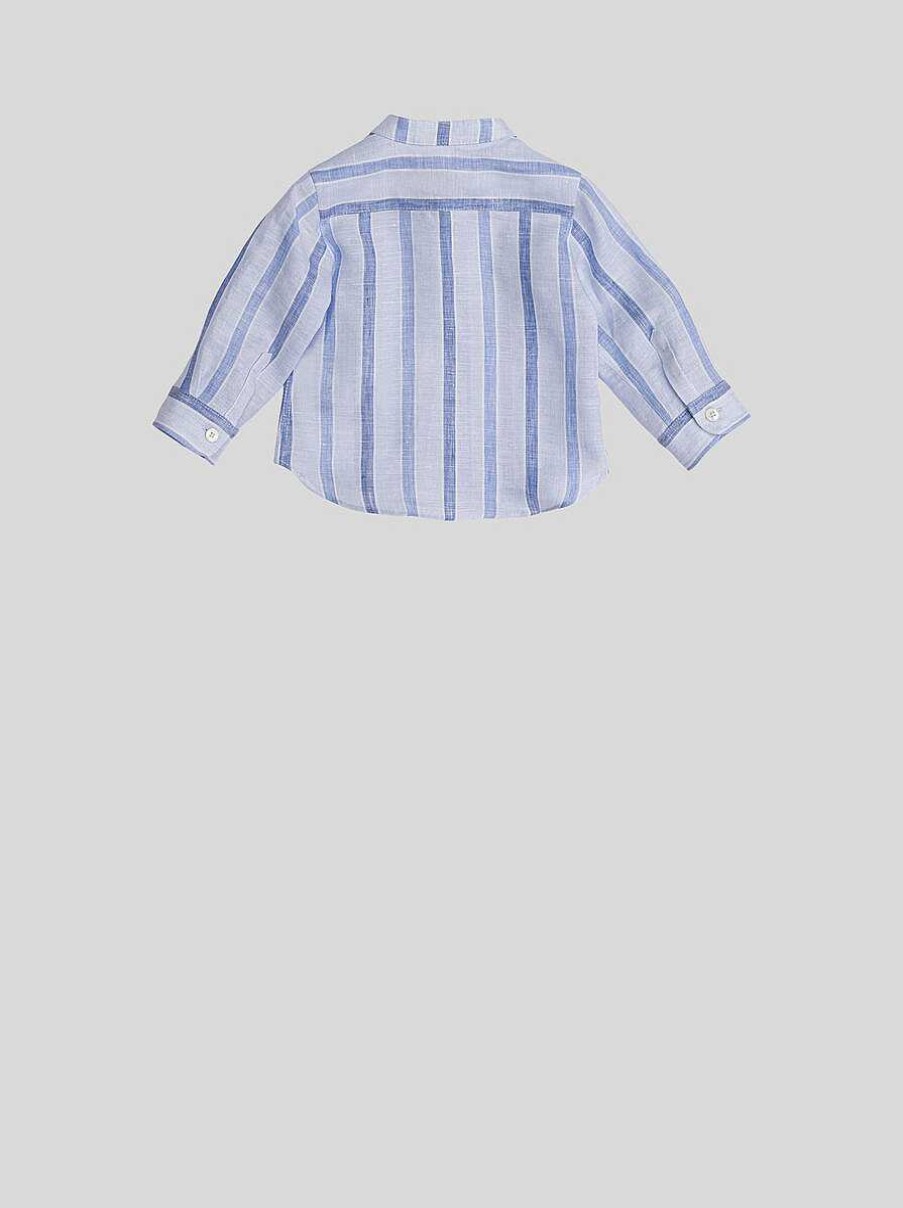 ETRO Baby Striped Linen Shirt | Baby Boy 1-9 Months