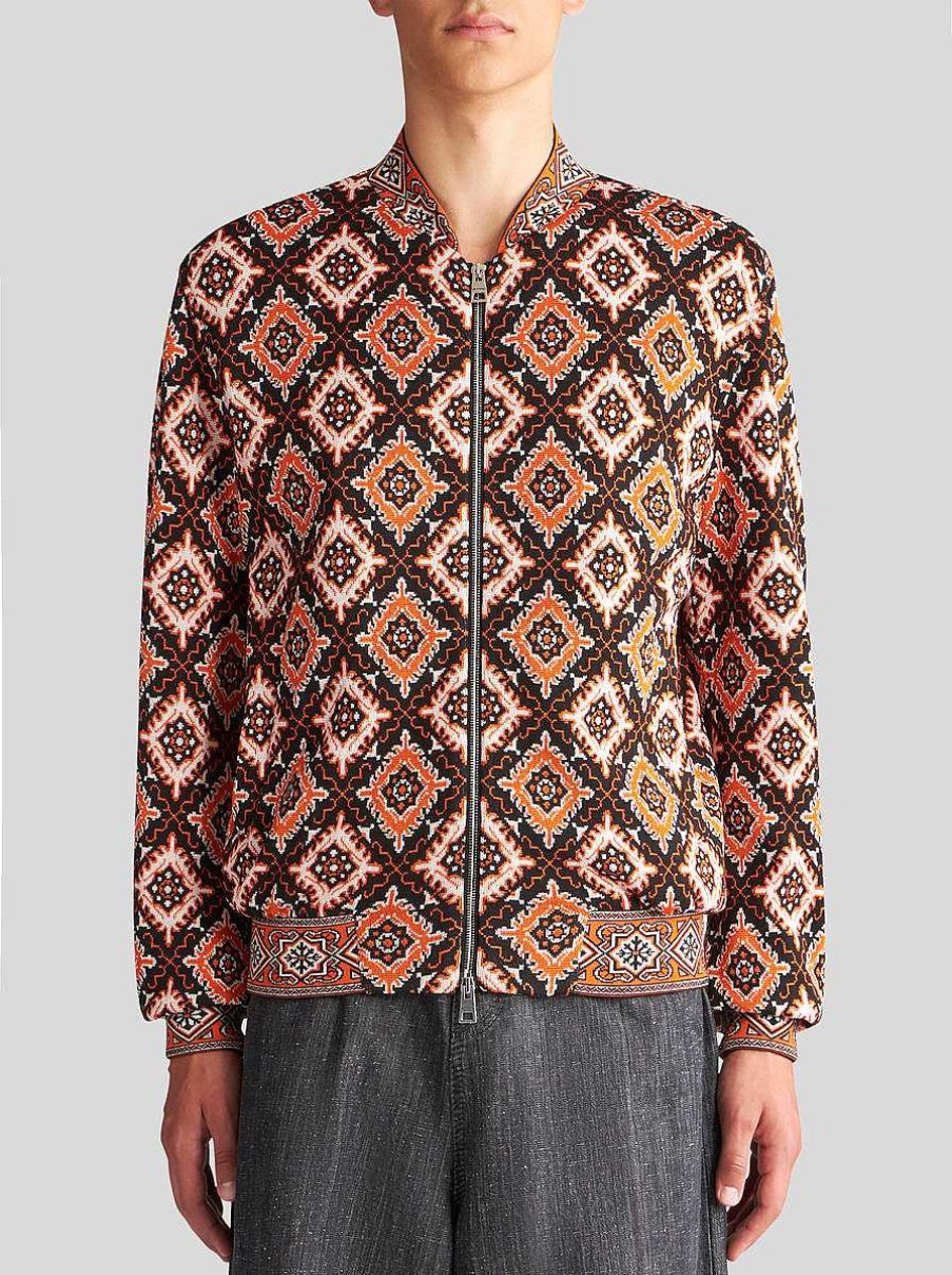 ETRO Jacquard Bomber Jacket | Coats And Outerwear