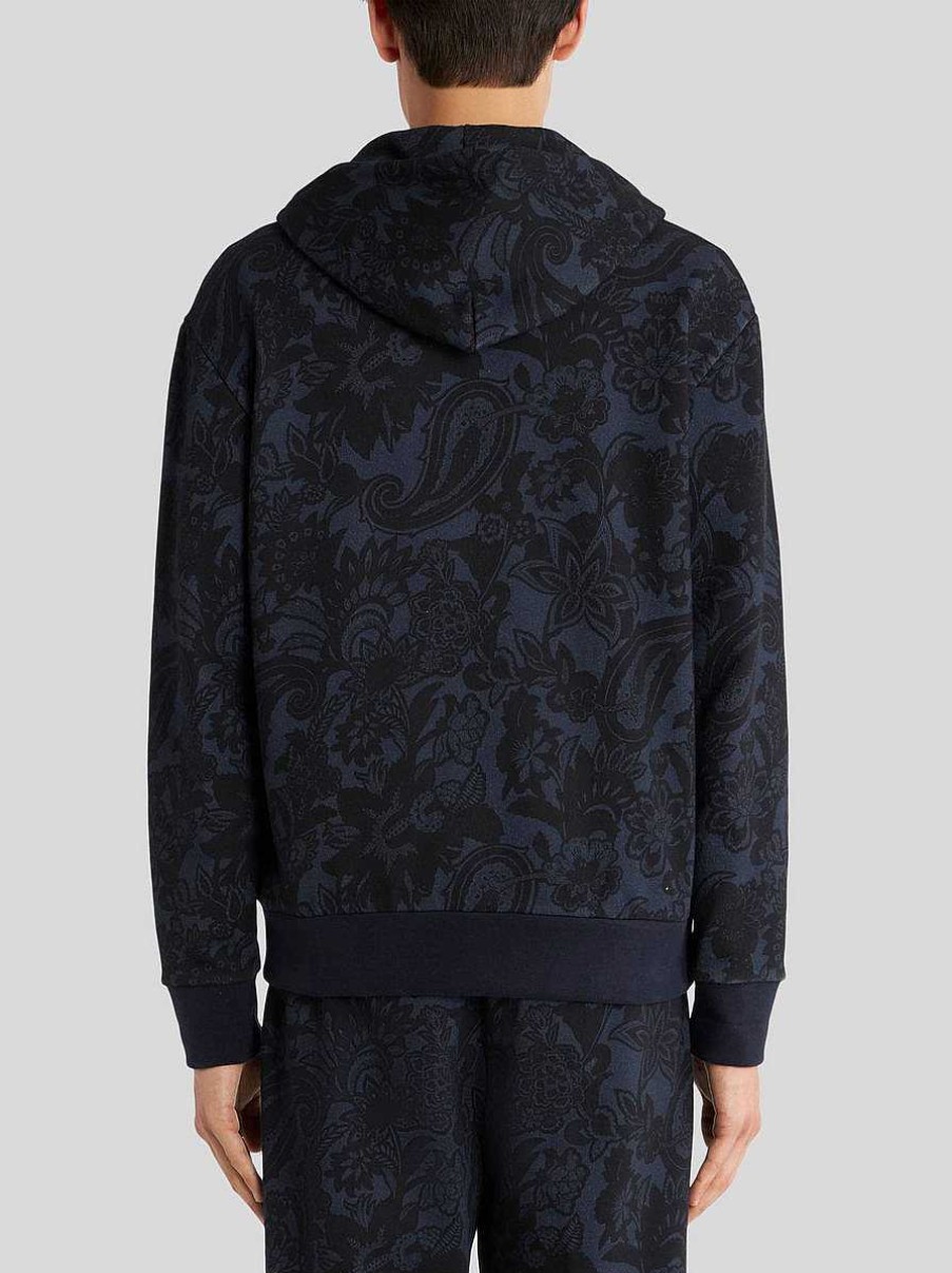 ETRO Paisley Print Hooded Sweatshirt | Sweatshirts