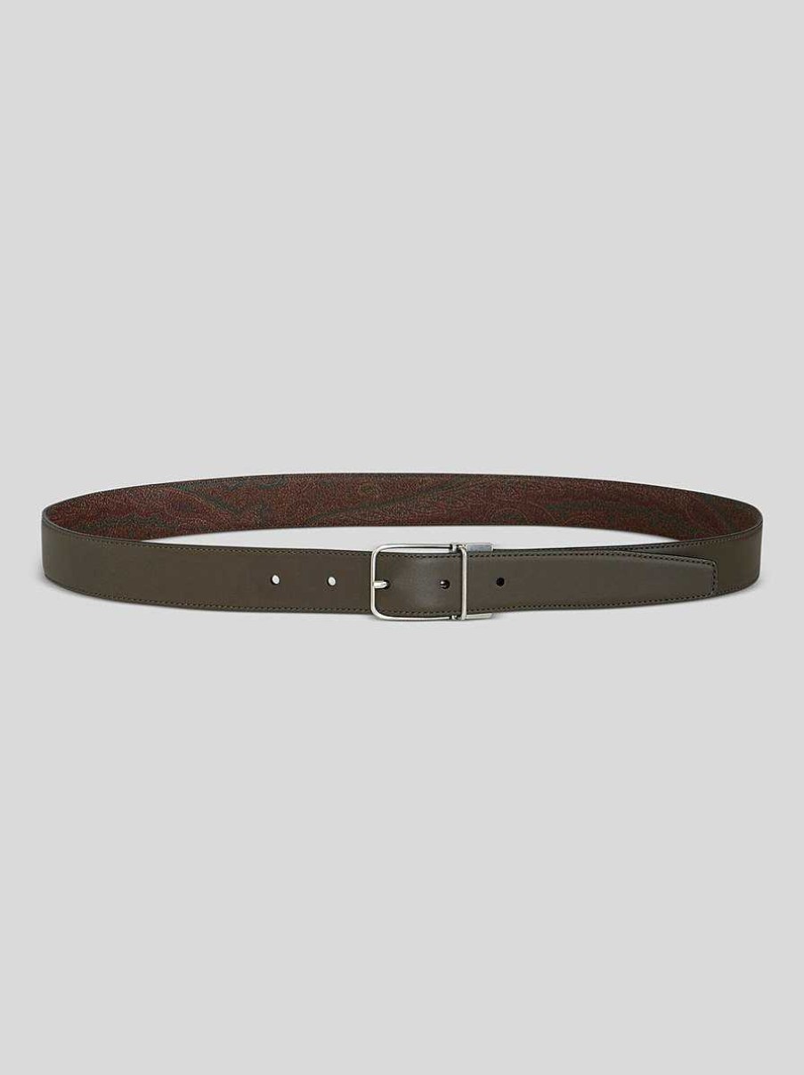 ETRO Double-Sided Leather Belt | Belts