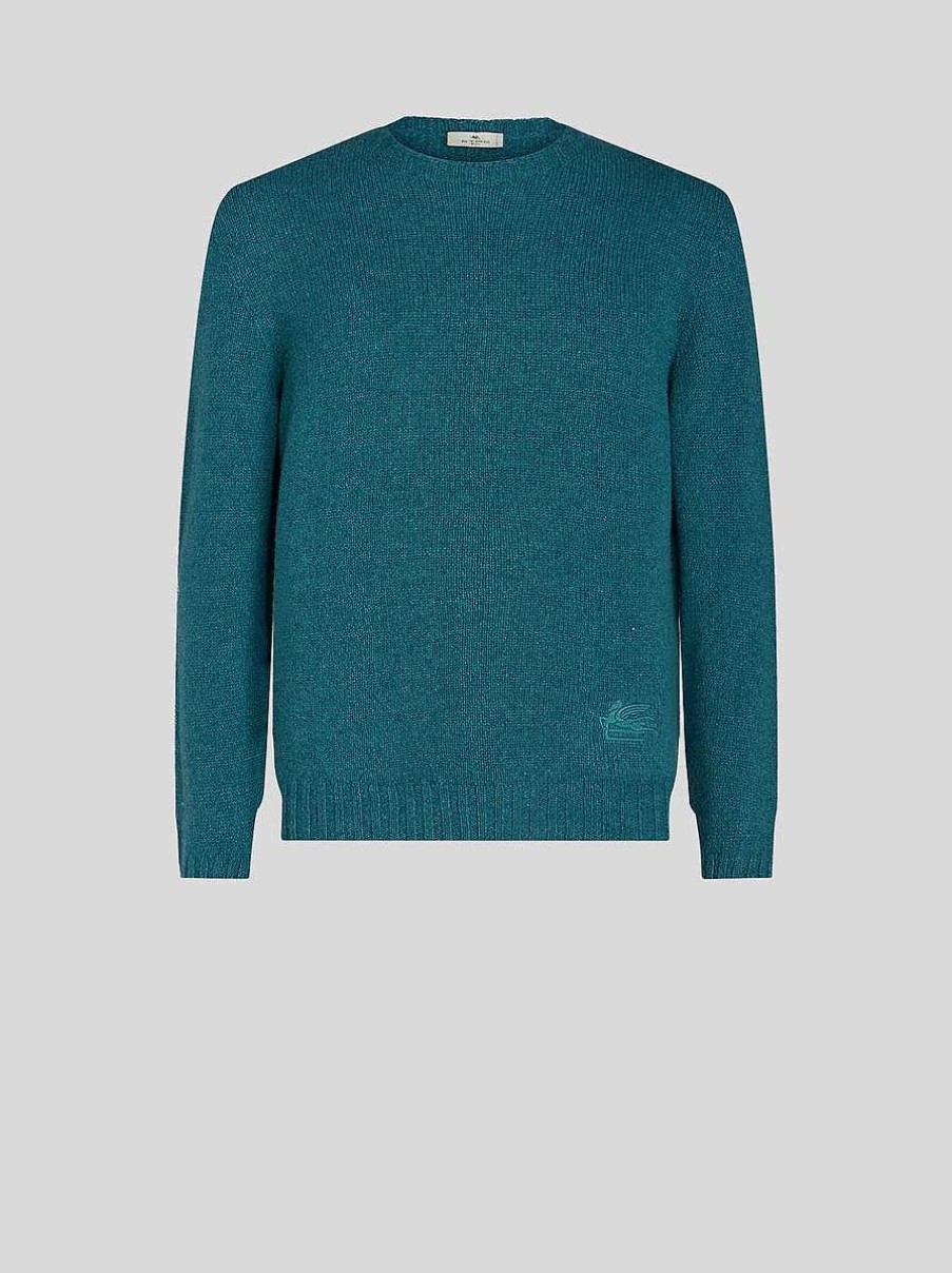 ETRO Cashmere Jumper With Logo | Knitwear