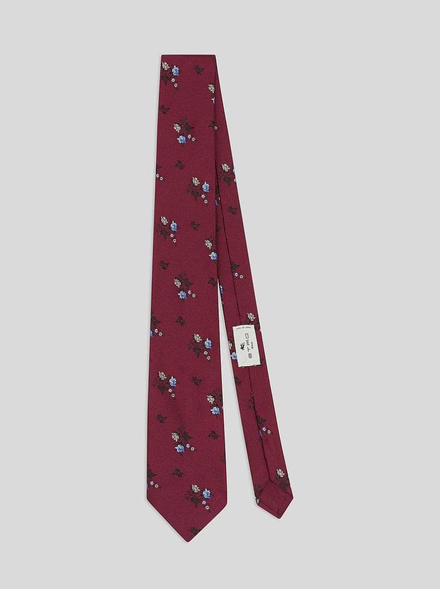 ETRO Floral Silk Jacquard Tie | Ties And Pocket Squares